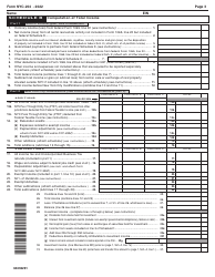 Form NYC-204 Unincorporated Business Tax Return for Partnerships (Including Limited Liability Companies) - New York City, Page 3