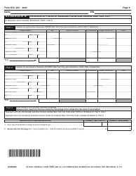 Form NYC-204 Unincorporated Business Tax Return for Partnerships (Including Limited Liability Companies) - New York City, Page 5