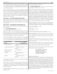 Form DOF-1 Change of Business Information - New York City, Page 2
