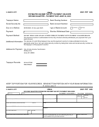 Form I-1040ES-EFT Estimated Income Tax Eft Payment Vouchers - City of Ionia, Michigan, Page 2