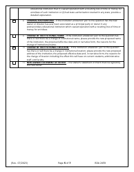 Application for Change of Ownership and Request for Provisional Authorization - Tennessee, Page 5