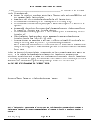 Application for Change of Ownership and Request for Provisional Authorization - Tennessee, Page 7