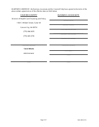 Form NMH-3820 Business Associate Addendum - Nevada, Page 7