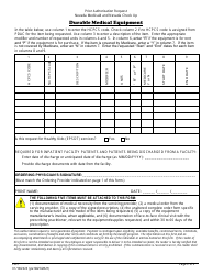 Form FA-1 Prior Authorization Request - Durable Medical Equipment - Nevada, Page 2