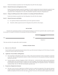Form 10 (SEC Form 1396) General Form for Registration of Securities, Page 3