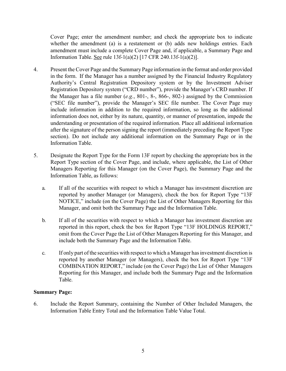 Form 13F (SEC Form 1685) Download Printable PDF or Fill Online ...