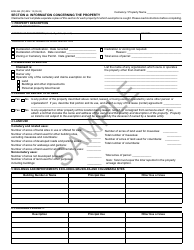 Form BOE-265 Cemetery Exemption Claim - Sample - California, Page 2
