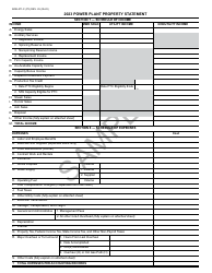 Form BOE-571-C Power Plant Property Statement - Sample - California, Page 3