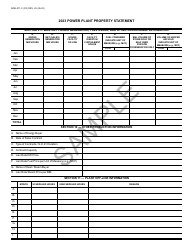 Form BOE-571-C Power Plant Property Statement - Sample - California, Page 4