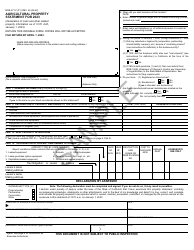 Form BOE-571-F Agricultural Property Statement - Sample - California