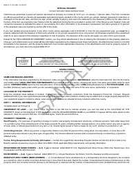 Form BOE-571-F Agricultural Property Statement - Sample - California, Page 5