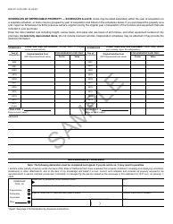 Form BOE-571-R Apartment House Property Statement - Sample - California, Page 2