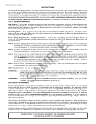 Form BOE-571-R Apartment House Property Statement - Sample - California, Page 3