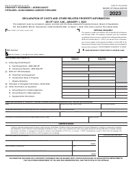 Form BOE-517-PN Property Statement - Intercounty Pipelines - Noncommon Carrier Pipelines - California