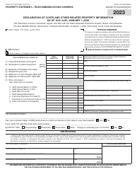 Form BOE-517-TC Property Statement - Telecommunications Carriers - California