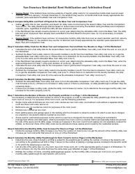 Form 542 Instructions for Completing Utility Passthrough Calculation Worksheet - City and County of San Francisco, California, Page 2