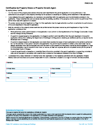 Form 400 Building Permit Application - City of Chicago, Illinois, Page 8