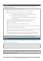 Form LA08 Part B Owners Consent to Development Application - Queensland, Australia, Page 6