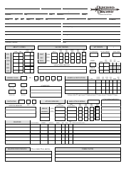 Dungeons and Dragons 3.5 Character Sheet Version 2