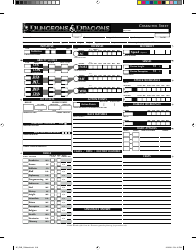 Dnd Character Sheet - 4th Edition