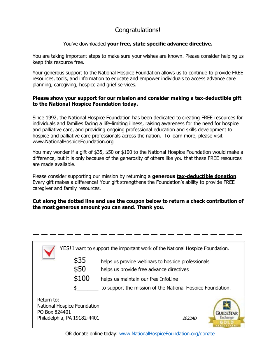 Massachusetts Health Care Proxy - National Hospice and Palliative Care Organization - Massachusetts, Page 10