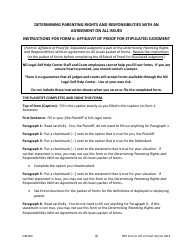 PRR Form 6 Affidavit of Proof for Stipulated Judgment - North Dakota