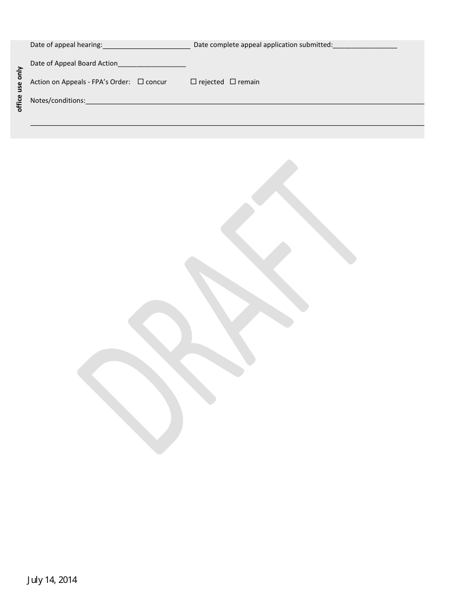 Floodplain Appeal Application - Draft - Montana, Page 2