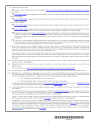Form 2643 Missouri Tax Registration Application - Missouri, Page 4