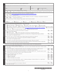 Form 2643A Missouri Tax Registration Application - Missouri, Page 3