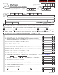 Document preview: Form MO-1120 Corporation Income Tax Return - Missouri