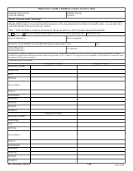 DAF Form 4455 Emergency Family Member Travel (Efmt) Form, Page 2