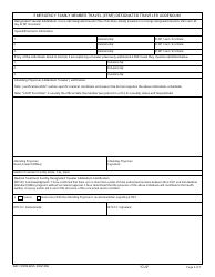 DAF Form 4455 Emergency Family Member Travel (Efmt) Form, Page 4