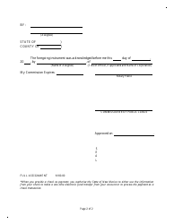 Full Assignment of Right-Of-Way and Easement - New Mexico, Page 2