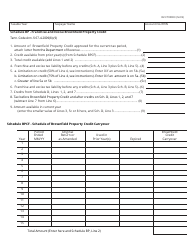 Document preview: Form RV-F700003 Schedule BP Franchise and Excise Brownfield Property Credit - Tennessee
