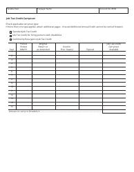Form RV-F1402401 Schedule X Franchise and Excise Tax Job Credit Computation - Tennessee, Page 3