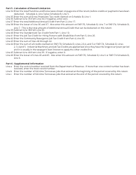 Form RV-F1402401 Schedule X Franchise and Excise Tax Job Credit Computation - Tennessee, Page 6