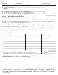 Form FAE170 (RV-R0011001) Franchise and Excise Tax Return - Tennessee, Page 5