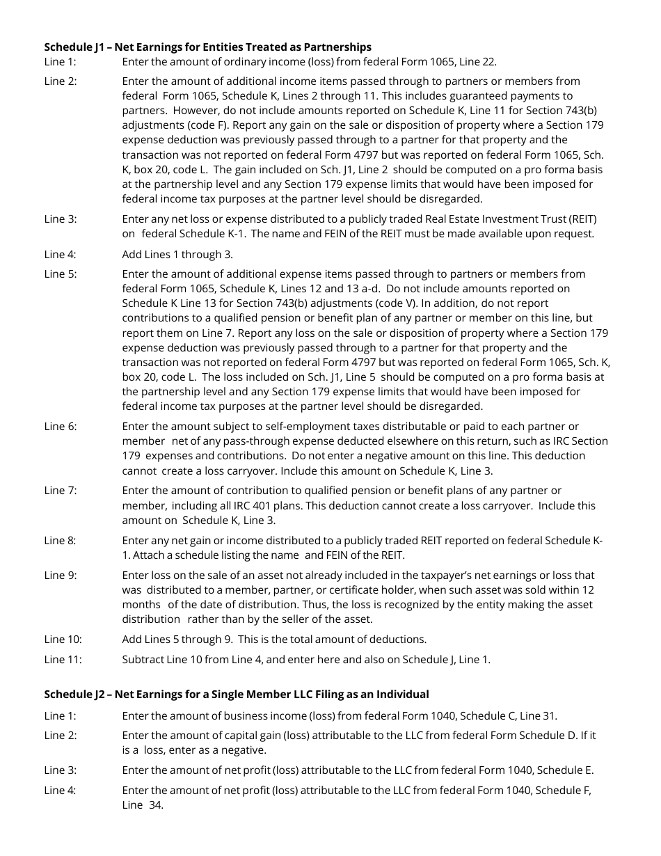Instructions for Form FAE170, RV-R0011001 Franchise and Excise Tax Return - Tennessee, Page 6