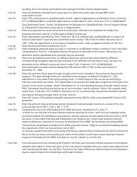 Instructions for Form FAE174, RV-R0012001 Franchise and Excise Financial Institution and Captive Real Estate Investment Trust Tax Return - Tennessee, Page 10