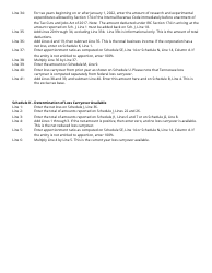 Instructions for Form FAE174, RV-R0012001 Franchise and Excise Financial Institution and Captive Real Estate Investment Trust Tax Return - Tennessee, Page 11