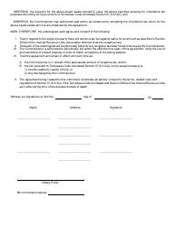 Form RV-F1403701 Agreement Property Valued for Special Use Purpose - Tennessee, Page 2