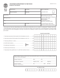 Document preview: Form BUS428 (RV-R00107) Business Tax Return - Tennessee