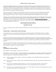 Form PET368 (RV-R0008801) Blender&#039;s Return - Tennessee, Page 3