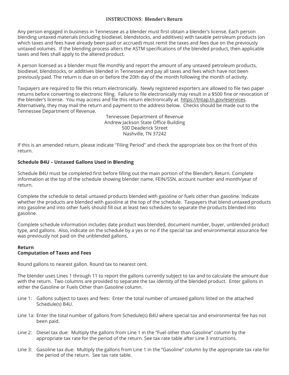 Form PET368 (RVR0008801) Fill Out, Sign Online and Download Printable PDF, Tennessee