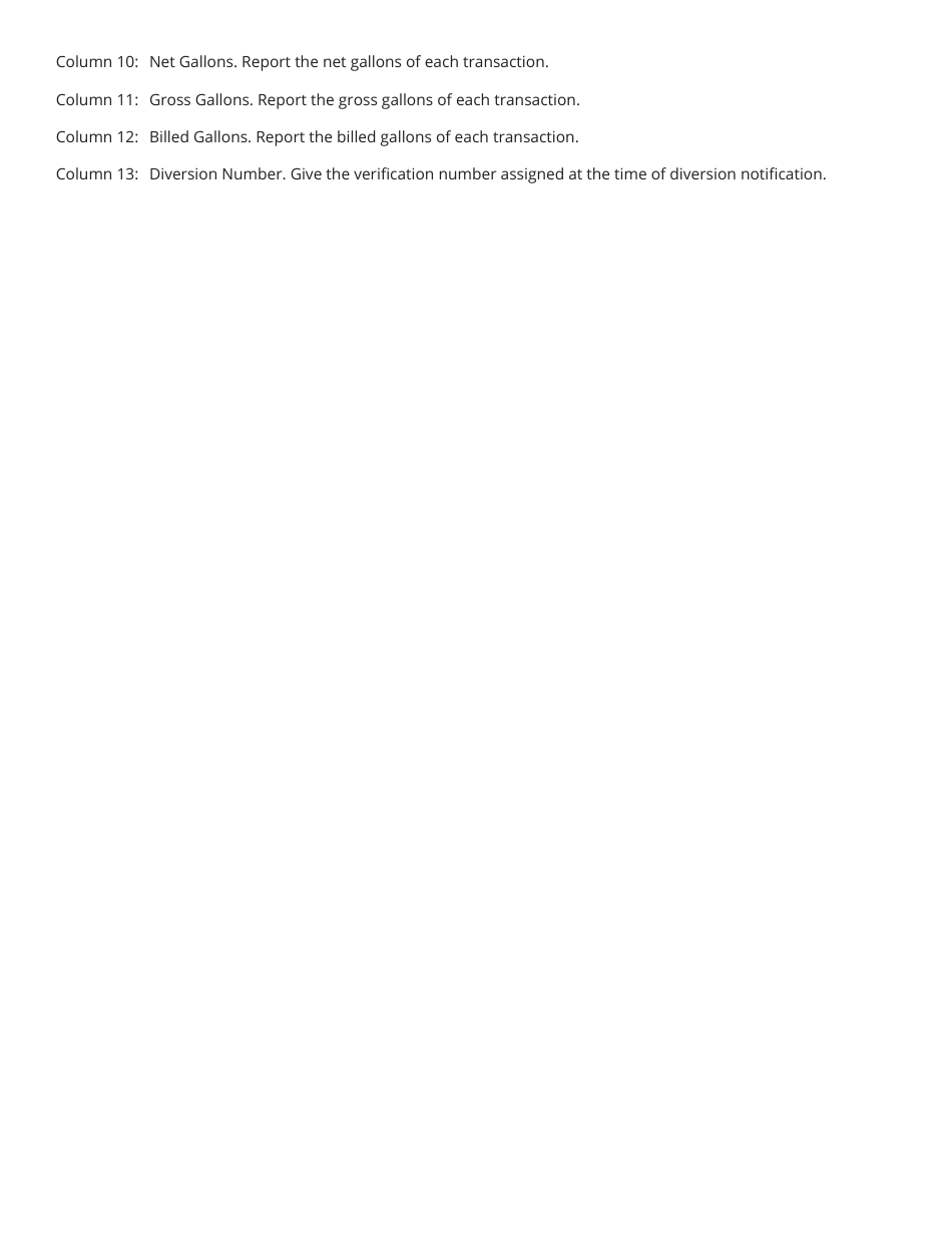 Form PET350 (RV-R0004501) Distributor Monthly Fuel Tax Return - Tennessee, Page 13