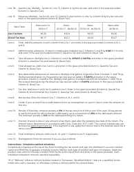 Form PET350 (RV-R0004501) Distributor Monthly Fuel Tax Return - Tennessee, Page 9