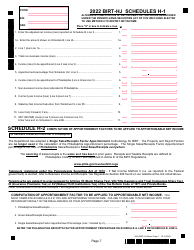 Form BIRT-HJ Business Income &amp; Receipts Tax - City of Philadelphia, Pennsylvania, Page 7