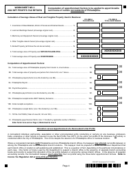 Net Profits Tax - City of Philadelphia, Pennsylvania, Page 4