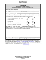 New Contract Submission - Request for Applications (Contract Worker) - Mississippi, Page 2