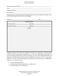 New Contract Submission - Request for Applications (Contract Worker) - Mississippi, Page 8